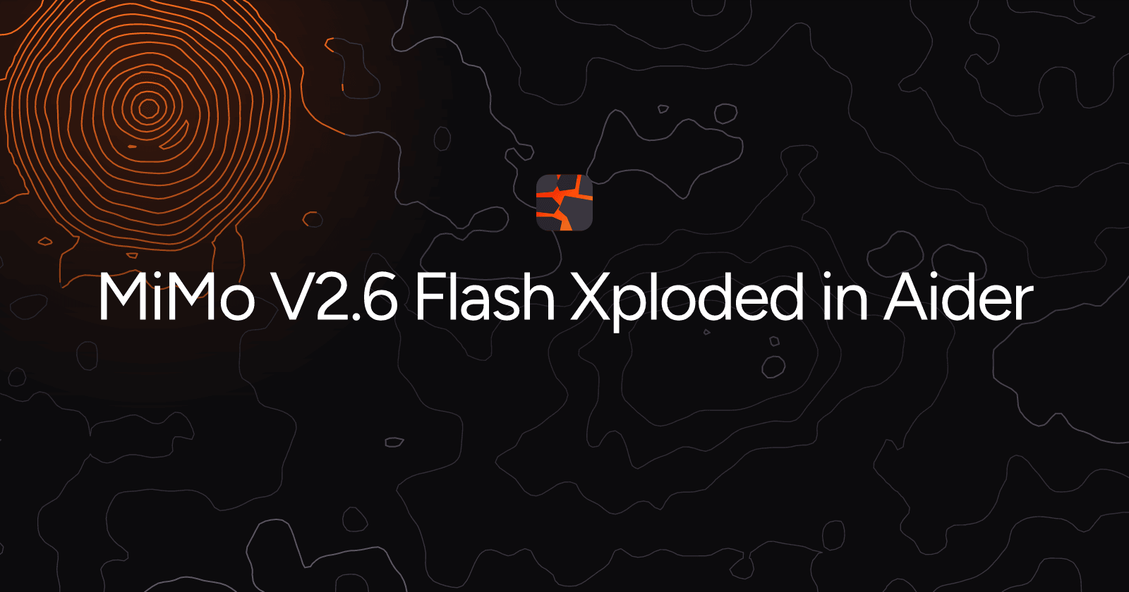MiMo V2.6 Flash Xploded in Aider