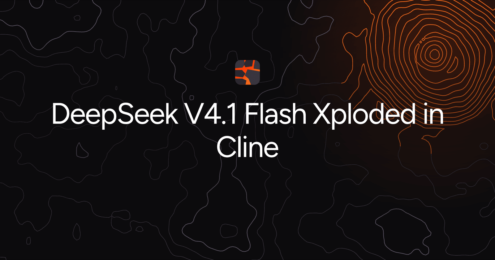DeepSeek V4.1 Flash Xploded in Cline