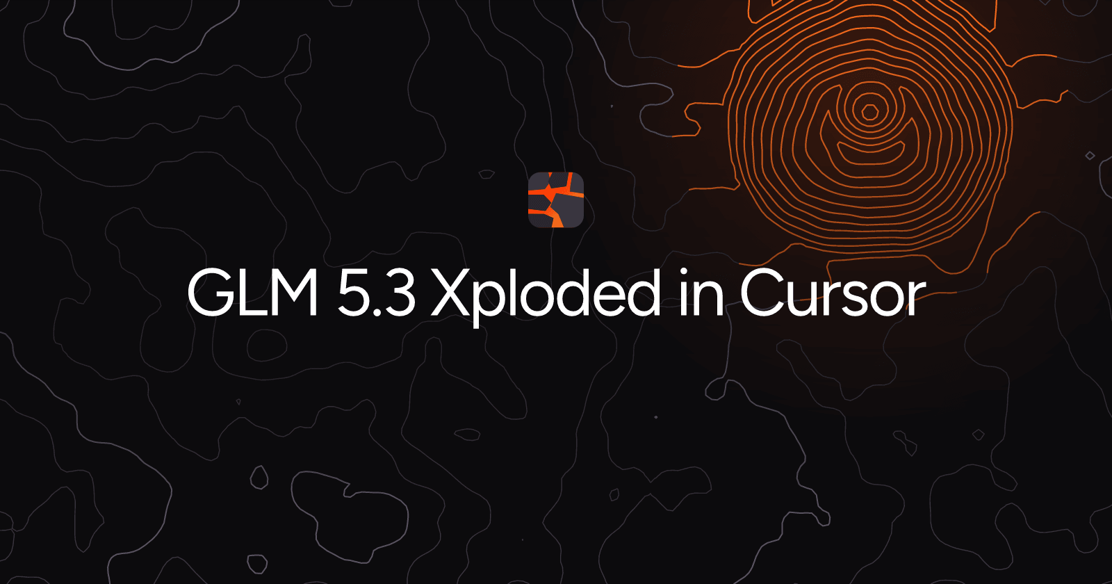 GLM 5.3 Xploded in Cursor