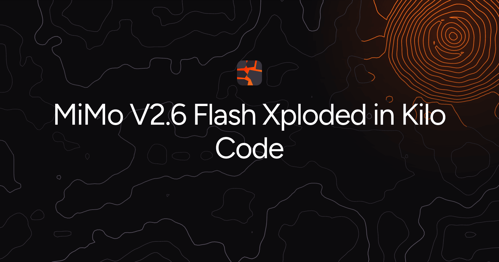 MiMo V2.6 Flash Xploded in Kilo Code