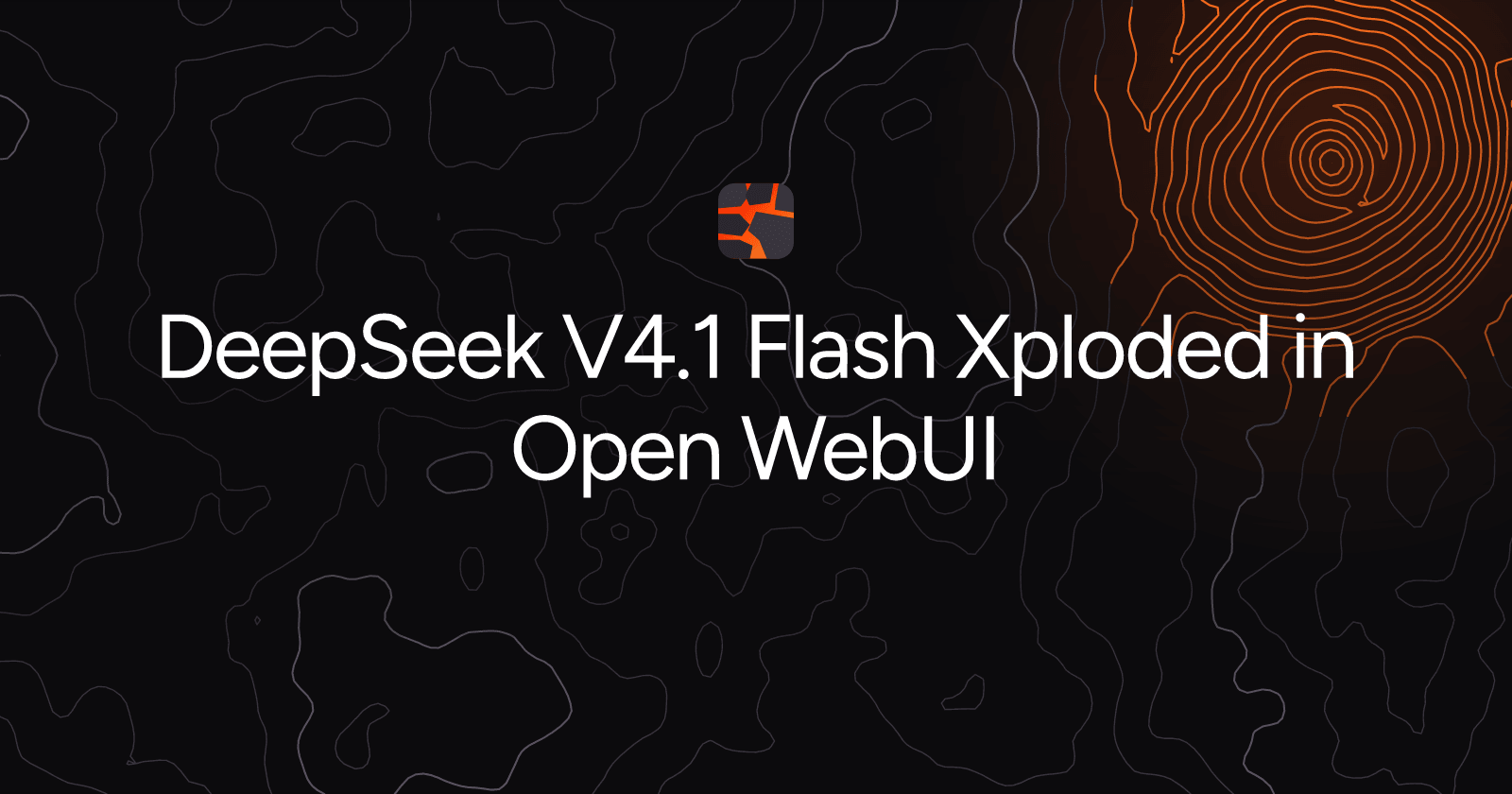 DeepSeek V4.1 Flash Xploded in Open WebUI