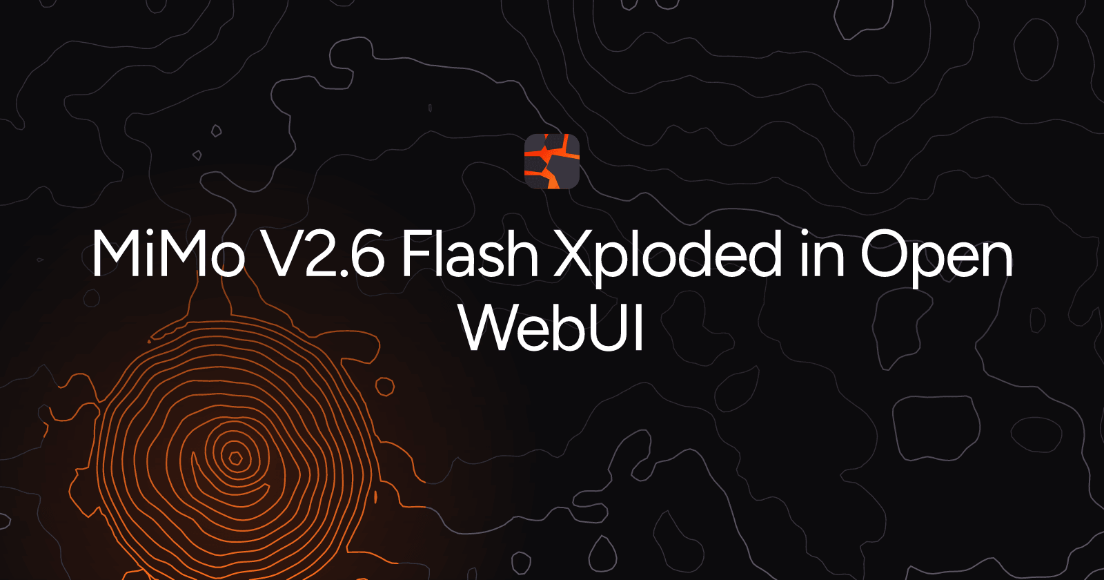 MiMo V2.6 Flash Xploded in Open WebUI