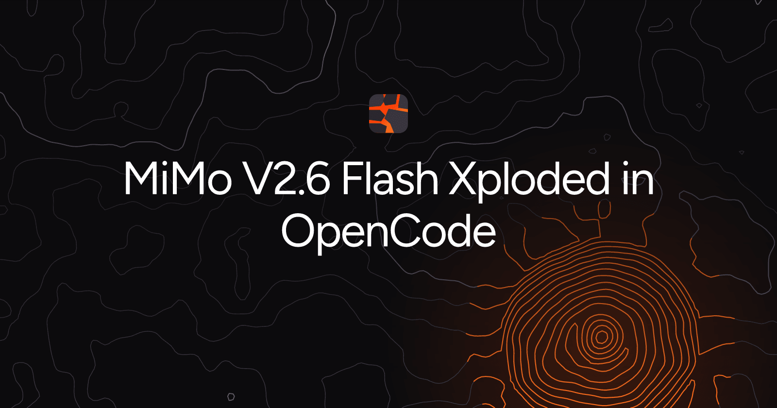 MiMo V2.6 Flash Xploded in OpenCode
