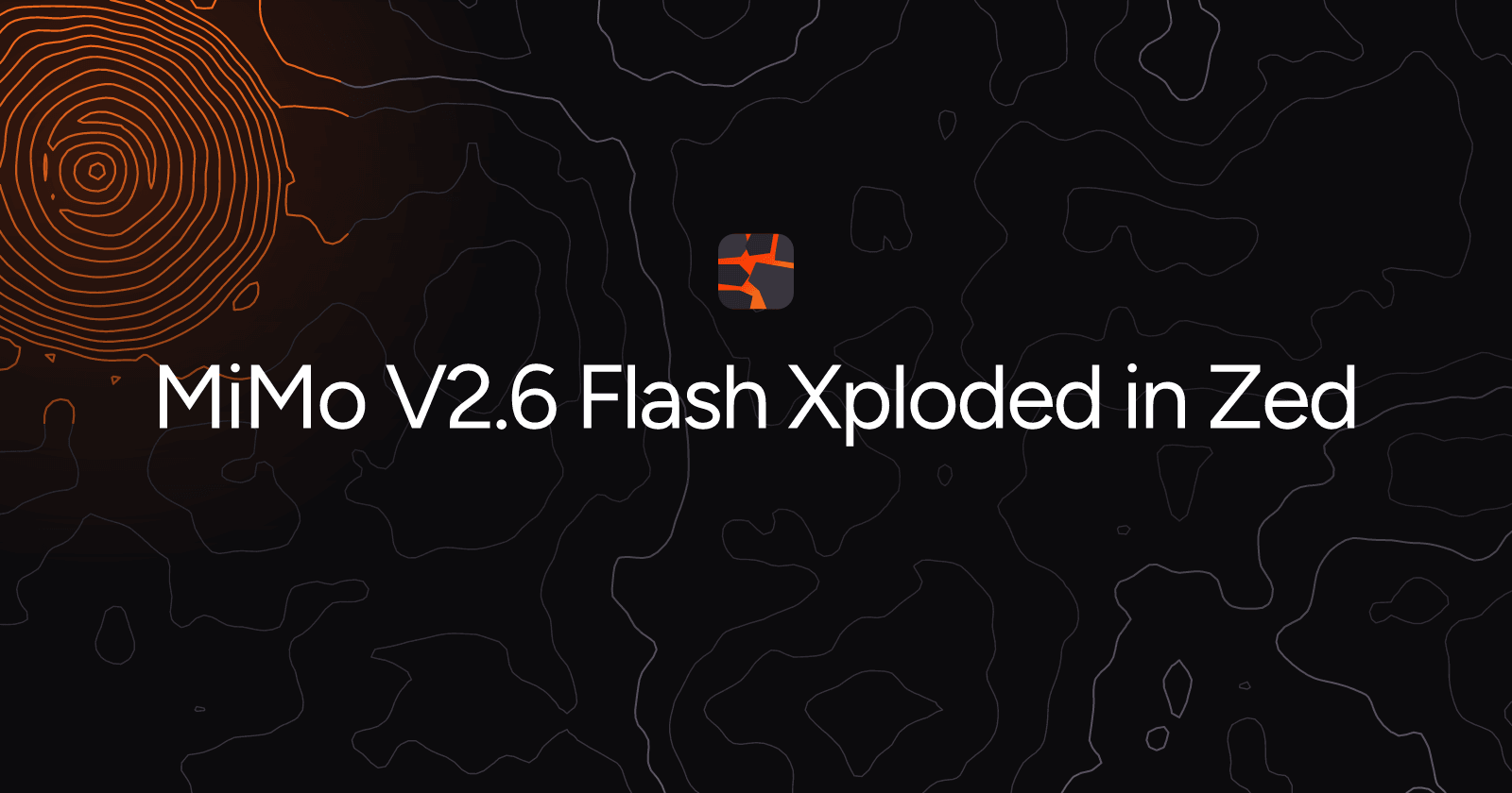 MiMo V2.6 Flash Xploded in Zed