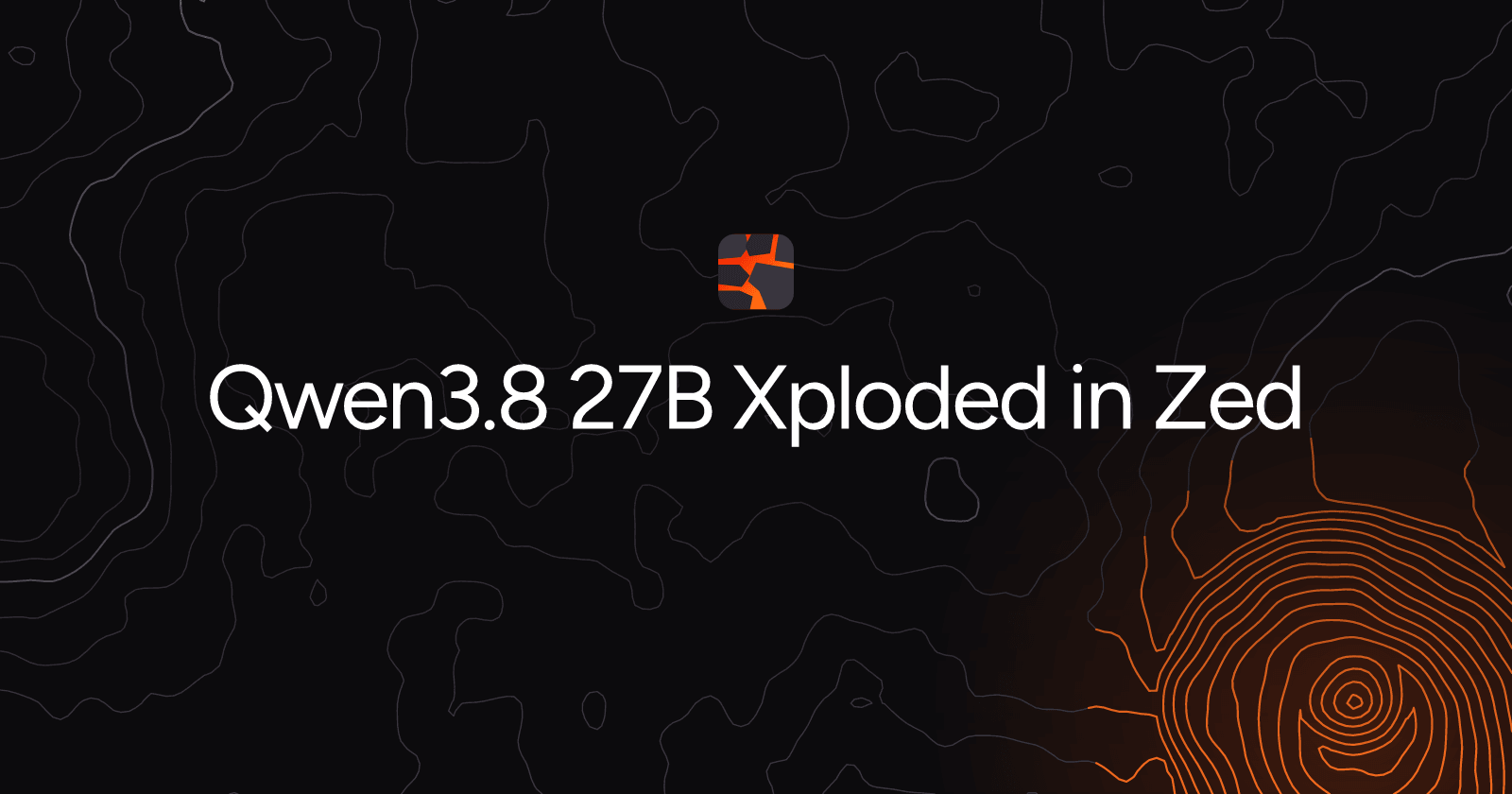 Qwen3.8 27B Xploded in Zed