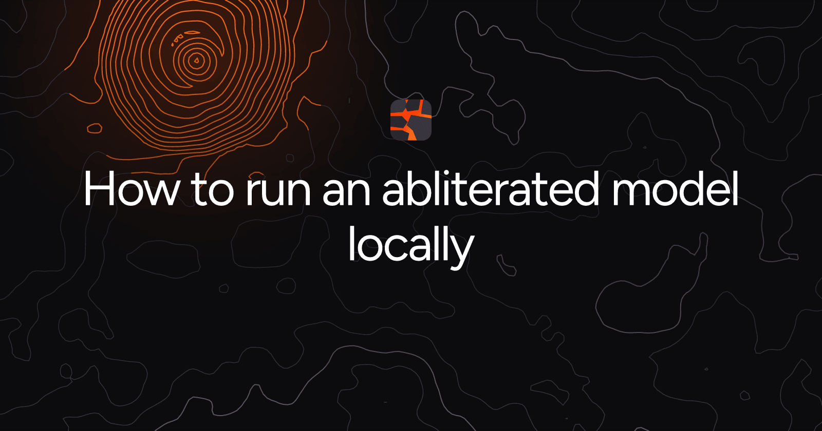 How to run an abliterated model locally